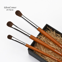 3 Soft pure horse hair professional eye shadow brush dizzy brush nasal brush set photo studio makeup eye brush portable