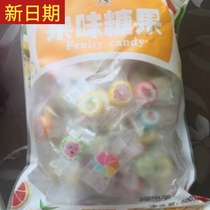 New date Kajiren net Red creative hand sliced sugar Mixed fruit flavored hard candy Childrens candy Snack Festival