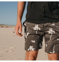 OceanEarth Men Australia Surf Shorts Shorts Quick Dry Sports Shorts Printed Water Sports Shorts