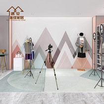 Personality creative geometric background wall wainscoting Childrens bedroom kindergarten bamboo and wood fiber integrated wallboard