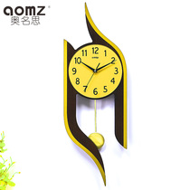 Austrian Mingsi European-style clock living room wall clock fashion creative home personality decoration wall when hanging clock silent home