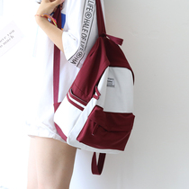 NR Sen department contrast color small fresh shoulder bag female 2020 new fashion backpack womens shoulder bag female Korean version of high school
