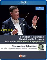 Complete works of Schumann Symphony (including documentary) Teleman Dresden National Orchestra Blu-ray 50g