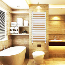  Small backpack radiator Bathroom wall-mounted copper and aluminum composite heating ultra-thin household plumbing heat sink Towel rack