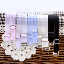 10 price color silicone non-slip underwear transparent bra shoulder strap candy color Japanese and Korean pop bra strap