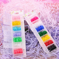 Foreign trade export tail single pet dog tie small braid leather band 1 Box 7 grid 1cm diameter good quality