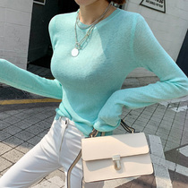 On the same day it was sent in South Korea to recommend gentle mint thin skin-friendly knit women AZ207