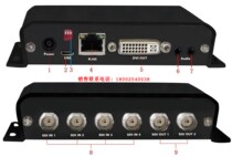 Industrial Grade 3G HD SDI4 screen splitter SDI four-way split screen synthesizer seamlessly switch Factory Direct