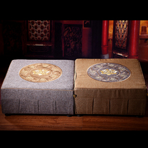  Lotus kowtow to worship stool worship pad worship Buddha pad household worship chair meditation pad kneeling and thick wood meditation pad futon