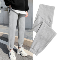 Pregnant women pants Spring and Autumn outside wear trousers fashion tide mother pregnant pants leggings autumn underbelly sports pants Spring Wear