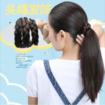 Prettiness wig Hair rope Rubber band Elastic simple headdress Twist pigtail head rope trinkets for women