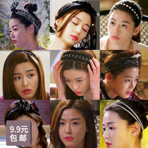 Korean hair accessories Your hair band from the stars Qian Songyi pearl hair band Net red same hairpin headdress