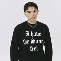 SAMESAME21AW autumn and winter vintage American black T-shirt men long sleeve loose cotton Joker Leisure