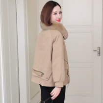 zqqz Parker womens 2020 new Rex rabbit hair liner small man short fox fur collar fur coat 125
