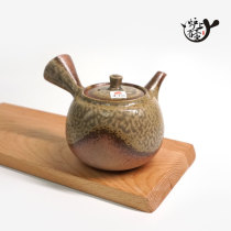 Japan imported a heart kiln often slippery side to the emergency teapot Paul glaze bubble teapot single pot Broken Kettle kung fu pot