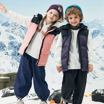 Next win childrens down vest 2021 new mens and womens clothing short fashion brand white duck down coat