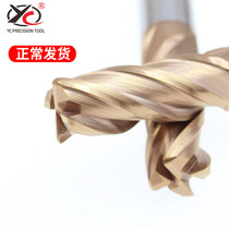 German YC tungsten steel coated bullnose knife R angle stand milling cutter 55 degrees 62 degrees 68 steel piece stainless steel quenching engraving milling cutter