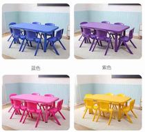 Kindergarten desks and chairs