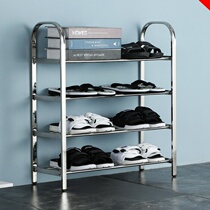 Shoe rack stainless steel household economy durable small mini creative one door corridor small apartment