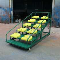 Athletics equipment mobile finisher timing platform 10 seats referee stand stands referee finisher stand electrostatic spraying