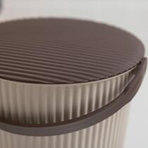 Bath basket bucket multifunctional cute bath bucket adult portable bathroom can sit plastic thick bucket water with lid