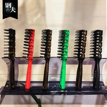  Gangfu ribs comb Mens big back oil comb Styling comb Hair comb Inner buckle curly hair comb Round rolling back comb