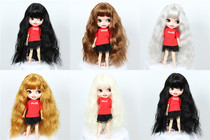 Blythe Little Bough Doll Wig Super Soft Fire has Liu sea bubble roll