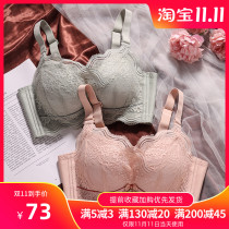 Small breasts flat breasts special underwear female thick gathering bras super thick not empty cups anti-sagging chest