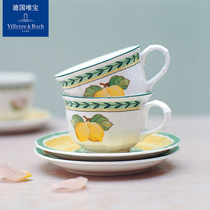 (Bai Yu same style) villeroyboch German Villeroyboch imported coffee teacup saucer gift box French garden