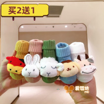 Baby socks spring and autumn summer cotton men and women baby socks newborn cute super cute doll non-slip floor socks