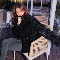 ins port craze bright face cotton suit woman short Korean version loose winter fried street fluffy bread with small sub cotton padded jacket