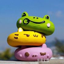 Thick Wall latex stronger Q-Monster dog latex voice toy pet toy donut series