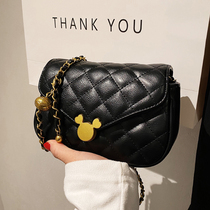 France Cone Koery genuine leather 100 lap bag woman 2022 new wave fashion bursting net red single shoulder inclined satchel bag