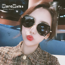 New tide custom myopia sunglasses female big face thin round face polarized with degree sun glasses anti ultraviolet glasses
