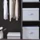 Clothing Storage Box, Fabric Organizer Box, Storage Solution for Home Use, Large Wardrobe Clothing Storage Box with Lid, Foldable Basket