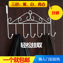 Lazy creative door rear adhesive hook no trace-free Hook bathroom clothes hook wall hanging nail-free clothes hanger hook