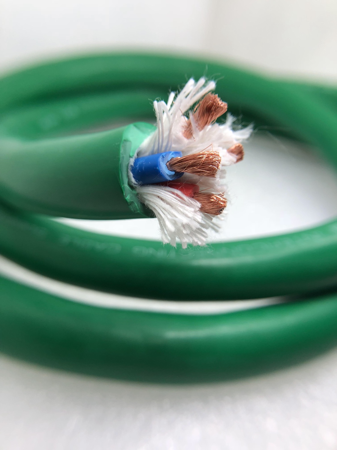 McKingto fever single crystal copper silver-plated mixed speaker wire 4 square * 4 core speaker wire diameter 18MM