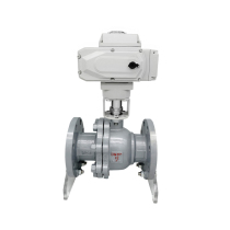 Q941F-16C electric cast steel stainless steel flange ball valve DN15 20 25 25 40 40 50 65-200