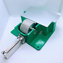 Cast iron new Baiye shallow tooth bucket without bearing dual-purpose two-wheel leather oil edge tool box small wheel DYI