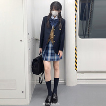 (Tokyo year old JK) rush that year (little blue) JK uniform dress pleated skirt spring and summer