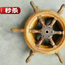 H new antique steering wheel wooden old object nostalgic folk antique old rudder old steering wheel old steering wheel old ship 2