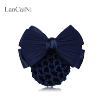Professional floral headdress headwear hair high-grade temperament flight attendant nurse bank hotel work net pocket fine mesh hairclip