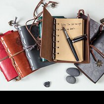 Travel notebook retro loose leaf book sub creative handmade soft noodle notepad leather hand account portable diary