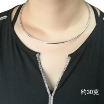 Adult womens collarbone silver collar 999 sterling silver solid adult child baby child birthday gift