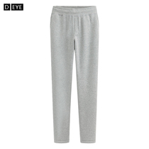 (Broken code special clearance) loose sports pants fleece thick Haren pants closing plus velvet casual pants men