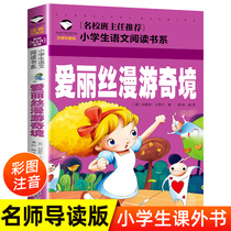 Alice roaming Qianshu Authentic Book notes for less childrens books Outer books Dream travel Wonderland class directors recommend reading childrens literature books 1-2-3 12 3rd year elementary school students must read books outside of class 7