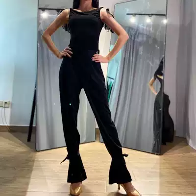 Pico dances WIN high-end customized women's high-end three-wear pants modern pants Latin dance