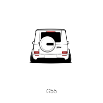 Suitable for Mercedes-Benz G55G500 low-lying car scratch model stickers car friends will Personalized car stickers custom HF