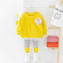 Girl autumn suit 2021 New style 1 a 3 year old baby spring autumn children clothes baby two sets