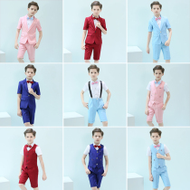 Childrens performance uniforms boys young hosts costumes piano performances suits flower boys autumn